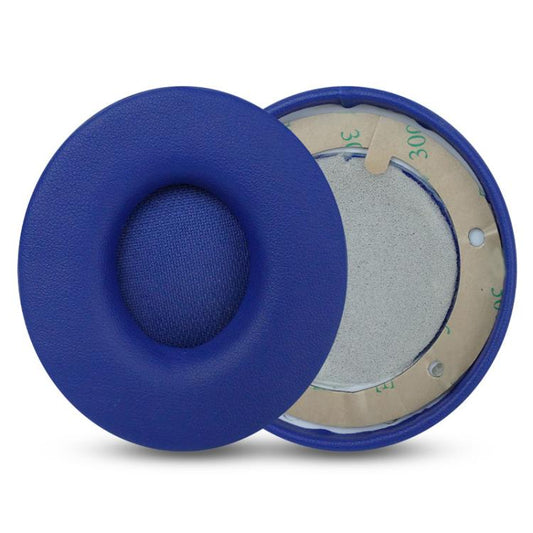 1 Pair Protein Leather Replacement Earpads For Beats Solo Pro(Dark Blue) by bashfashion