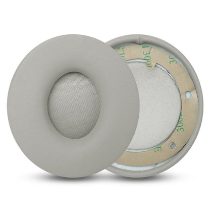 1 Pair Protein Leather Replacement Earpads For Beats Solo Pro(Grey) by bashfashion