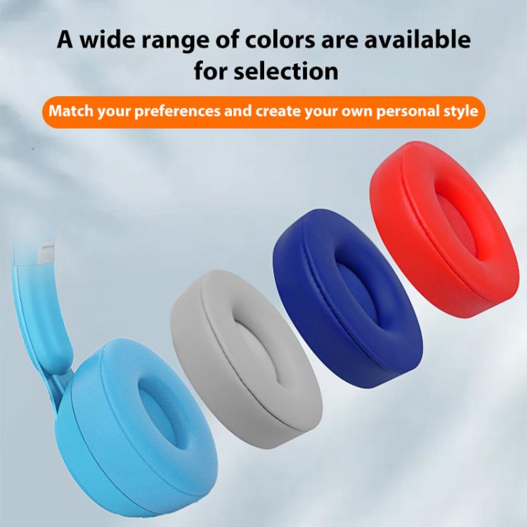 1 Pair Protein Leather Replacement Earpads For Beats Solo Pro(Black) by bashfashion