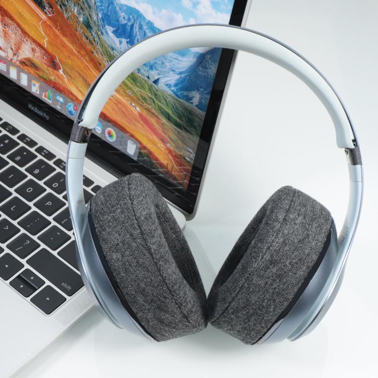 1 Pair Cotton Replacement Earpads For Beats Studio3 / 2(Grey) by bashfashion