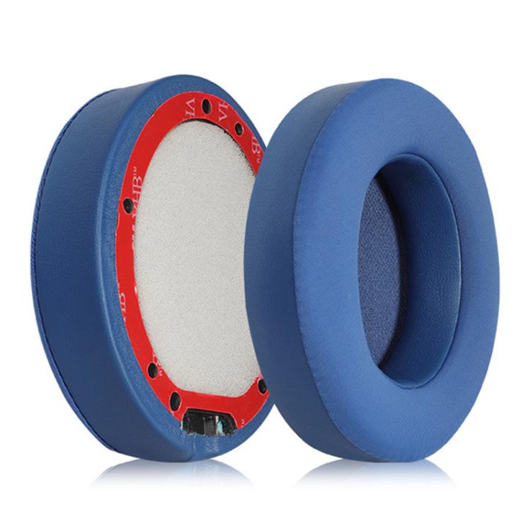 1 Pair Ice Feeling Gel Replacement Earpads For Beats Studio3 / 2(Dark Blue) by bashfashion