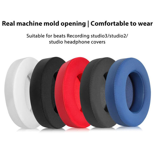 1 Pair Ice Feeling Gel Replacement Earpads For Beats Studio3 / 2(Black) by bashfashion