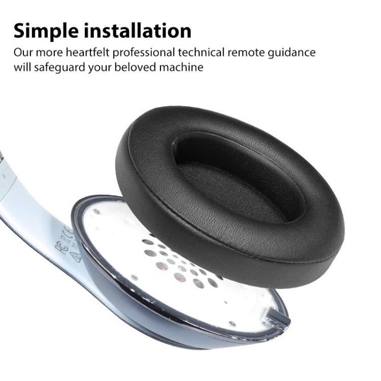 1 Pair Ice Feeling Gel Replacement Earpads For Beats Studio3 / 2(Titanium) by bashfashion