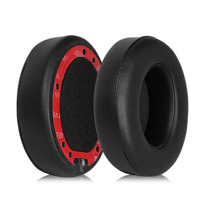 1 Pair Protein Leather Thickened 26mm Replacement Earpads For Beats Studio3 / 2(Black) by bashfashion