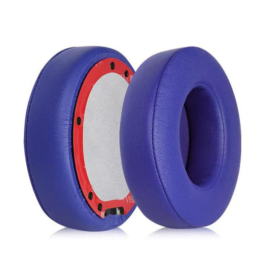 1 Pair Protein Leather Thickened 26mm Replacement Earpads For Beats Studio3 / 2(Blue) by bashfashion