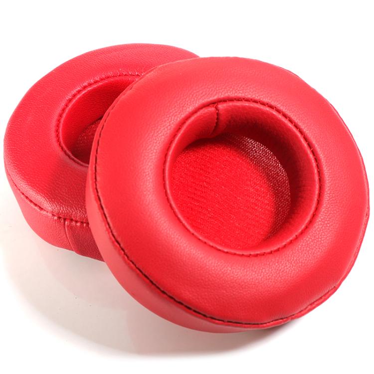 2pcs Lambskin Replacement Earpads For Beats Mixr(Red) by bashfashion