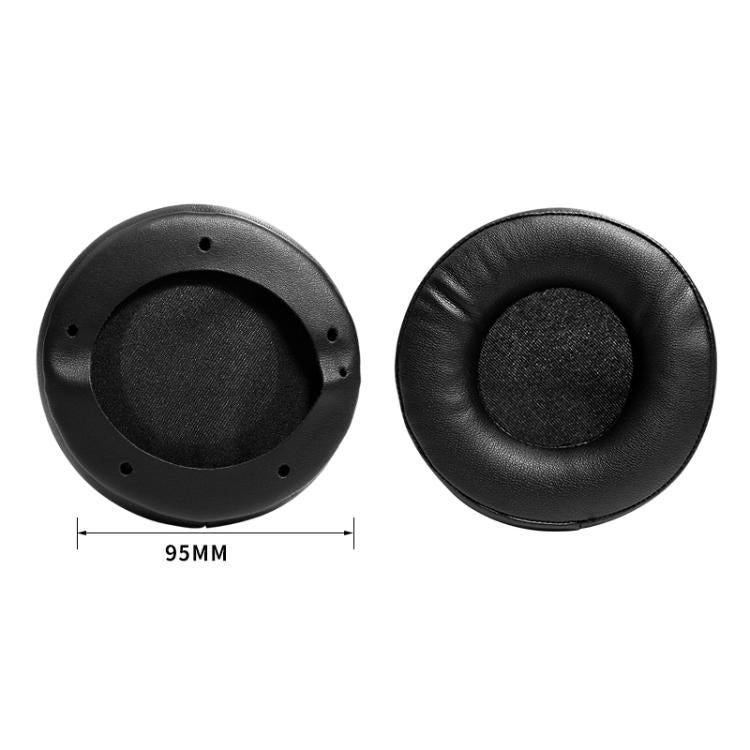 2pcs Protein Leather Replacement Earpads For EDIFIER G4 Pro(Black) by bashfashion