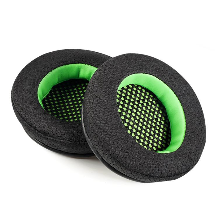 2pcs Mesh Replacement Earpads For EDIFIER HECATE G4(Black Green) by bashfashion