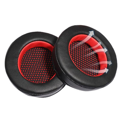 2pcs Mesh Replacement Earpads For EDIFIER HECATE G4(Black Red) by bashfashion