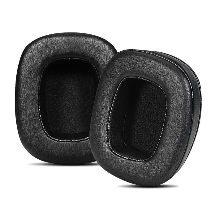 1 Pair Protein Leather Replacement Earpads For EDIFIER G5 / G50 / G35 / G3(Black) by bashfashion