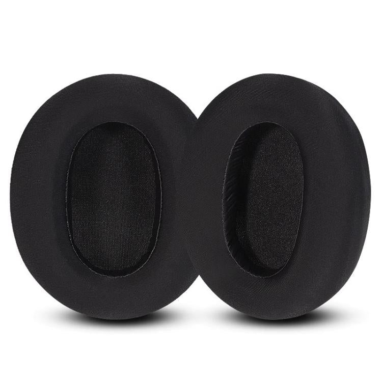 2pcs Ice Silk Cloth Replacement Earpads For EDIFIER W820NB / Free Pro / K820NC(Black) by bashfashion