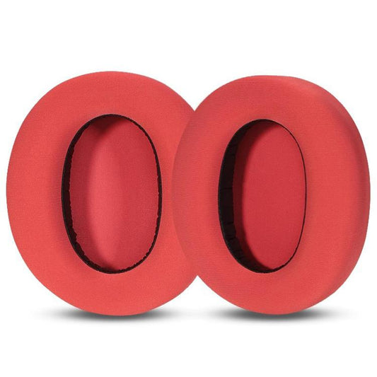 2pcs Ice Silk Cloth Replacement Earpads For EDIFIER W820NB / Free Pro / K820NC(Red) by bashfashion