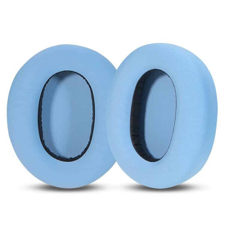 2pcs Ice Silk Cloth Replacement Earpads For EDIFIER W820NB / Free Pro / K820NC(Blue) by bashfashion
