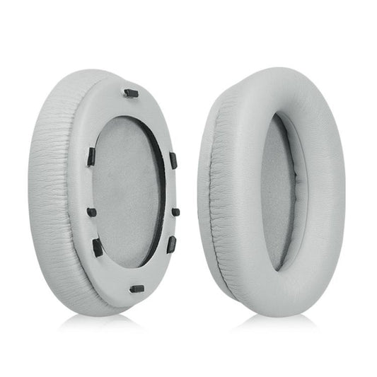 2pcs Protein Leather Snap-on Replacement Earpads For EDIFIER W800BT PLUS(Grey) by bashfashion