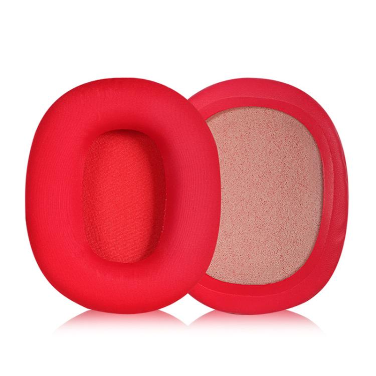 2pcs Ice Silk Cloth Replacement Earpads For EDIFIER W800BT / W800X / K800 / K815 / G20(Red) by bashfashion