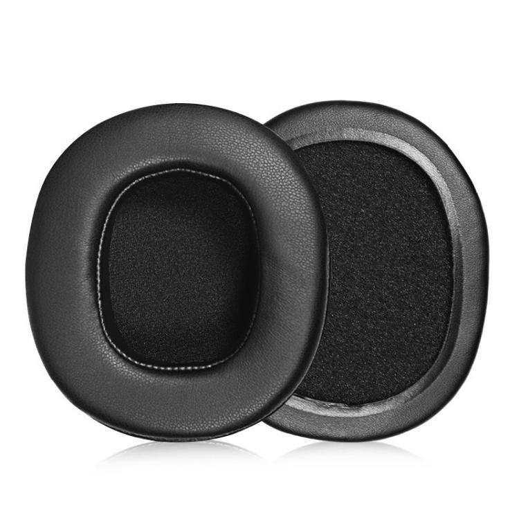 2pcs Protein Leather Replacement Earpads For EDIFIER W800BT(Black) by bashfashion