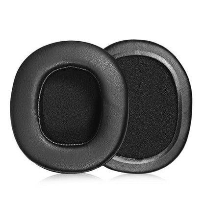 2pcs Protein Leather Replacement Earpads For EDIFIER W800BT(Black) by bashfashion