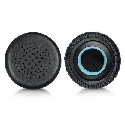 2pcs Protein Leather Replacement Earpads For EDIFIER H690 / W570BT / W670BT / H690P(Black) by bashfashion