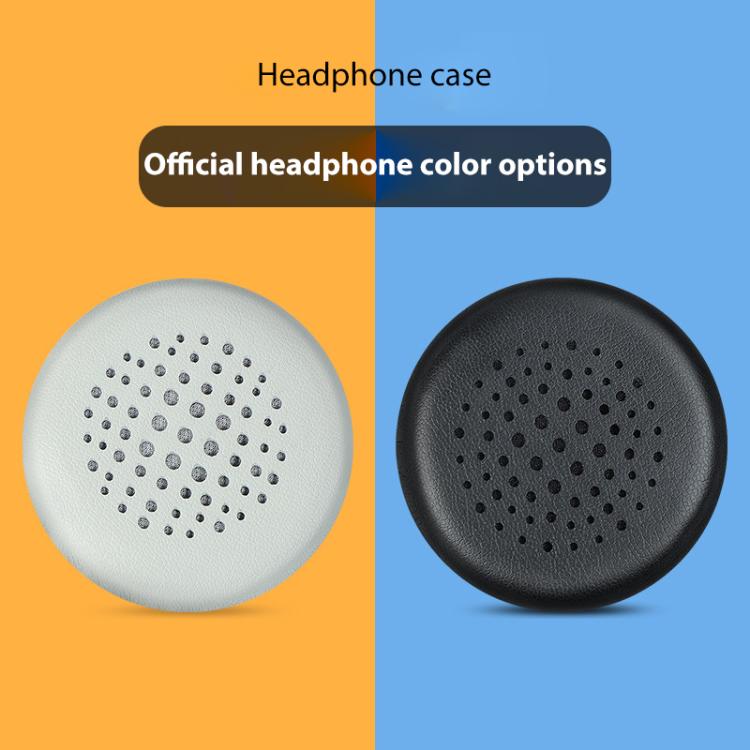 2pcs Protein Leather Replacement Earpads For EDIFIER H690 / W570BT / W670BT / H690P(Grey) by bashfashion