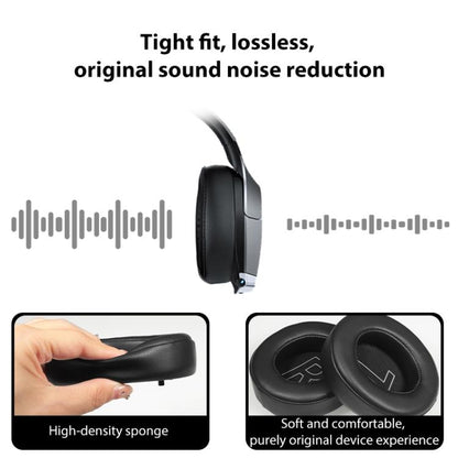 1 Pair Protein Leather Replacement Earpads For EDIFIER HECATE GX(Black) by bashfashion