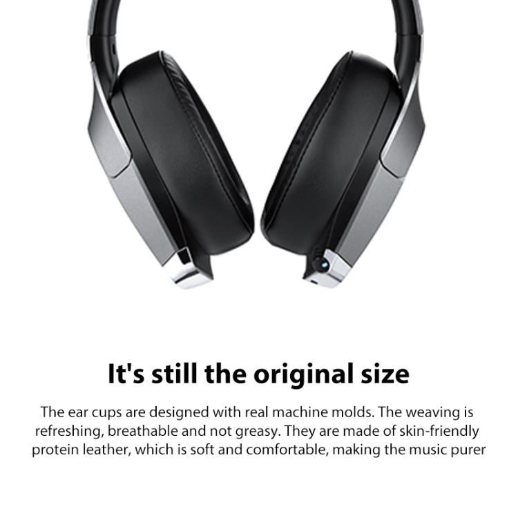 1 Pair Protein Leather Replacement Earpads For EDIFIER HECATE GX(Black) by bashfashion