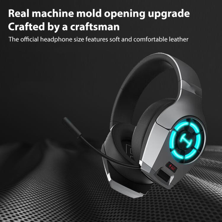 1 Pair Protein Leather Replacement Earpads For EDIFIER HECATE GX(Black) by bashfashion