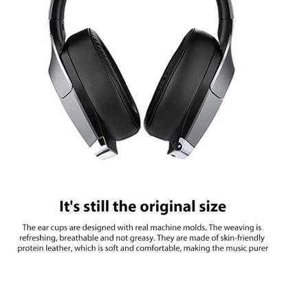 1 Pair Ice Silk Cloth Replacement Earpads For EDIFIER HECATE GX(Black) by bashfashion