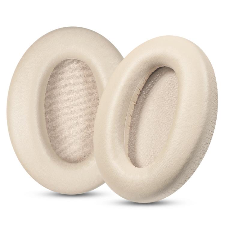 2pcs Protein Leather Replacement Earpads For EDIFIER MT6 Pro(Champagne) by bashfashion