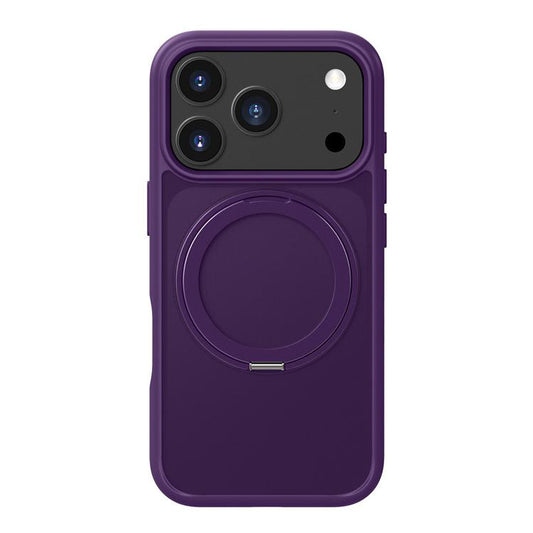 For iPhone 17 Pro Kalebol Frosted MagSafe Holder Acrylic Hybrid TPU Phone Case(Purple) by Kalebol