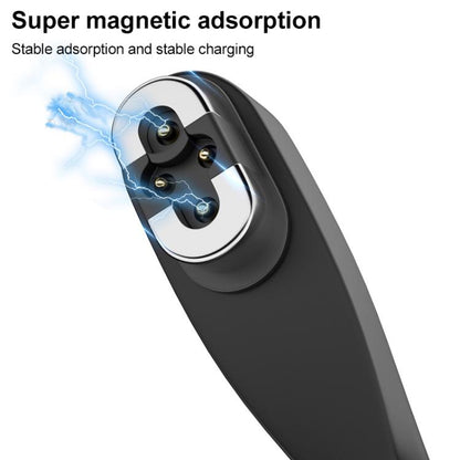 Type-C to 4 Pin Bone Conduction Earphone Magnetic Charging Cable For Shokz OpenSwim Pro S710(Black) by bashfashion