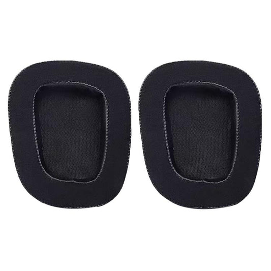 2pcs Insert Replacement Earpads For Logitech G533 / G633 / G635 / G933 / G935, Material:Protein Leather and Ice Silk Fabric(Black) by bashfashion