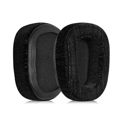 2pcs Insert Replacement Earpads For Logitech G533 / G633 / G635 / G933 / G935, Material:Glitter Velvet(Black) by bashfashion