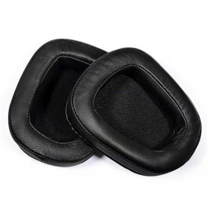 2pcs Insert Replacement Earpads For Logitech G533 / G633 / G635 / G933 / G935, Material:Lambskin(Black) by bashfashion