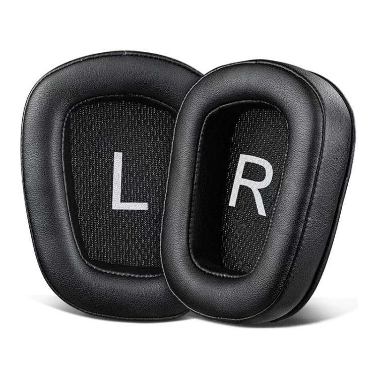 1 Pair Printing Insert Replacement Earpads For Logitech G533 / G633 / G635 / G933 / G935, Material:Protein Leather(Black Mesh) by bashfashion