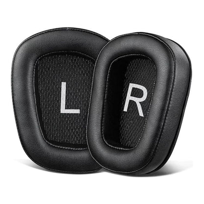 1 Pair Printing Insert Replacement Earpads For Logitech G533 / G633 / G635 / G933 / G935, Material:Protein Leather(Black Mesh) by bashfashion