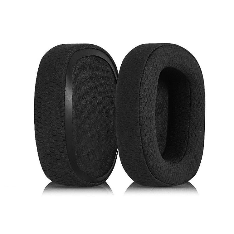 2pcs Hot Pressed Insert Replacement Earpads For Logitech G533 / G633 / G635 / G933 / G935, Material:Football Net Fabric(Black) by bashfashion