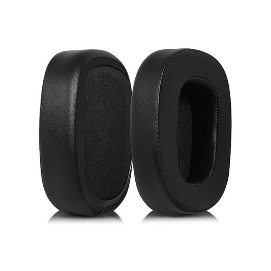 2pcs Hot Pressed Insert Replacement Earpads For Logitech G533 / G633 / G635 / G933 / G935, Material:Protein Leather and Ice Silk Fabric(Black) by bashfashion
