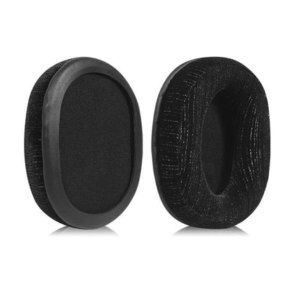 1 Pair Insert Replacement Earpads For Logitech G Pro X, Material:Glitter Velvet(Black) by bashfashion