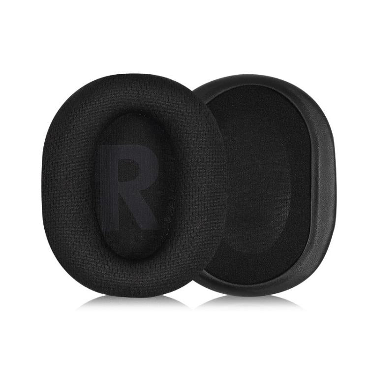 1 Pair Insert Replacement Earpads For Logitech G Pro X, Material:Plaited Interlock(Black) by bashfashion
