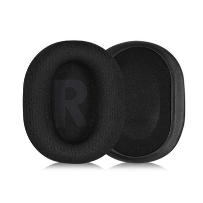 1 Pair Insert Replacement Earpads For Logitech G Pro X, Material:Plaited Interlock(Black) by bashfashion