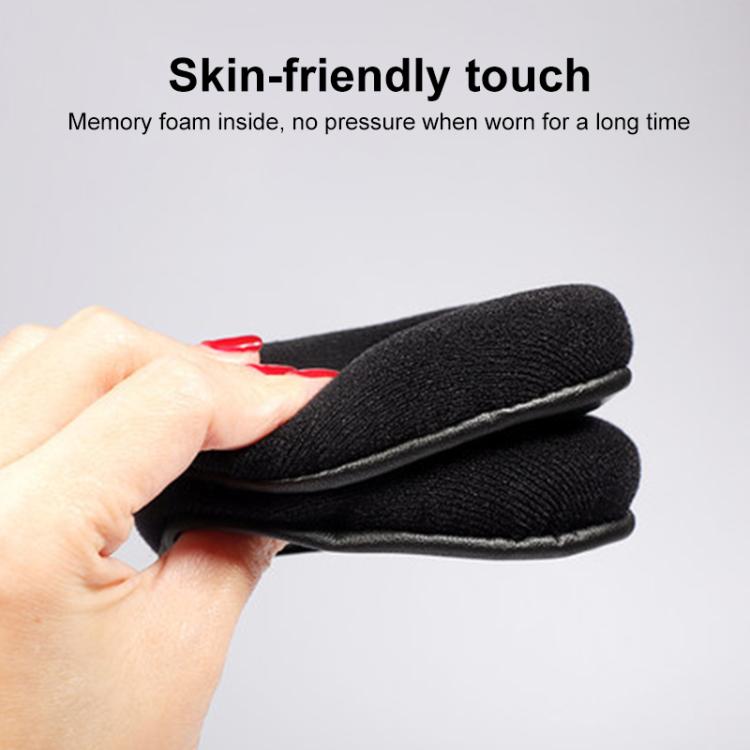 1 Pair Insert Replacement Earpads For Logitech G Pro X, Material:Protein Leather and Ice Silk Fabric(Black) by bashfashion