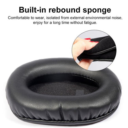 1 Pair Insert Replacement Earpads For Logitech G Pro X, Material:Mesh Fabric(Black) by bashfashion