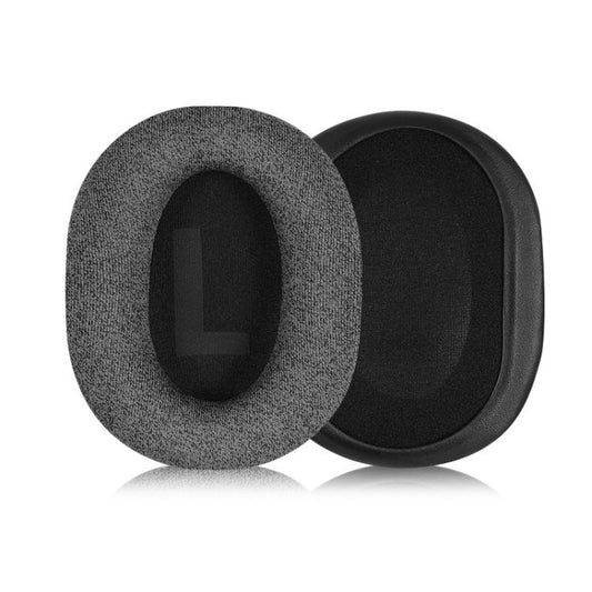1 Pair Insert Replacement Earpads For Logitech G Pro X, Material:Cotton Fabric(Grey White) by bashfashion