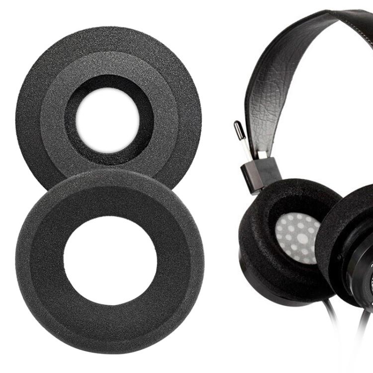 2pcs Compressed Cotton Earphone Replacement Earpads Pads For Grado GS1000i / GS1000e / GS2000e(Black) by bashfashion