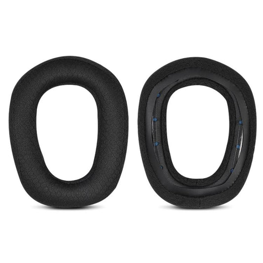1 Pair Insert Replacement Earpads For Logitech G435, Material:Football Net Fabric(Black) by bashfashion