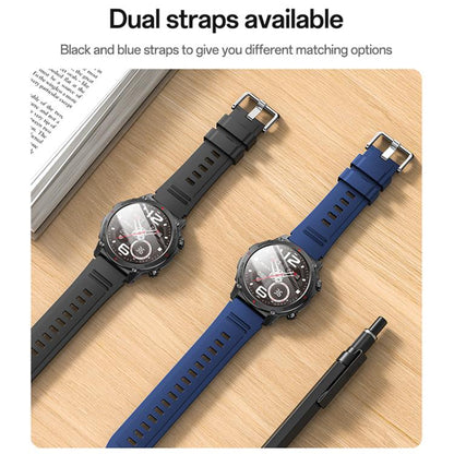 Yesido IO31 1.43 inch AMOLED Screen Smart Watch Support BT Call / Heart Rate(Black) by Yesido