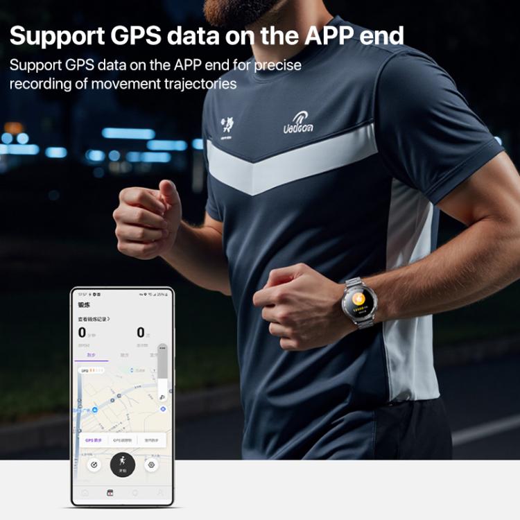 Yesido IO34 1.43 inch AMOLED Screen Metal Smart Watch Support BT Call(Grey) by Yesido