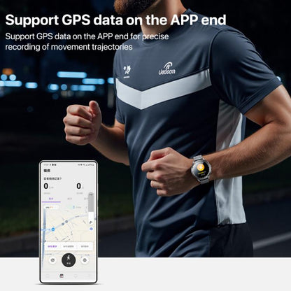 Yesido IO34 1.43 inch AMOLED Screen Metal Smart Watch Support BT Call(Grey) by Yesido