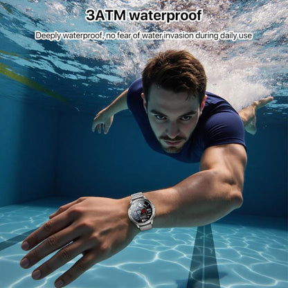 Yesido IO34 1.43 inch AMOLED Screen Metal Smart Watch Support BT Call(Grey) by Yesido