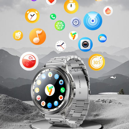 Yesido IO34 1.43 inch AMOLED Screen Metal Smart Watch Support BT Call(Grey) by Yesido